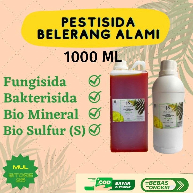 Jadam sulfur / pestisida jadam / JS / Pestisida Alami / pestisida belerang 1000ML