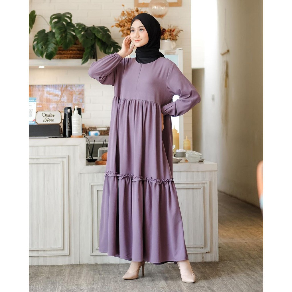 GAMIS SARI DRESS TERKINI // gamis wanita terbaru // dress wanita terlaris // dress kekinian // bisa 