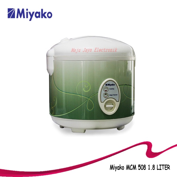 MIYAKO Magic Com/Rice Cooker/Penanak Nasi MCM-508 3 in 1 kapasitas 1.8 Liter