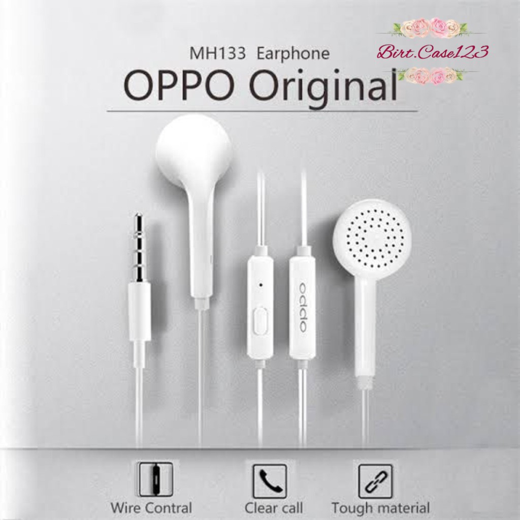 Headset Oppo Original 100% Headset Oppo F9 F7 F5 F3 A15 a5 A9 F11 pro F1s A71 A83 A37 A3s BC5791