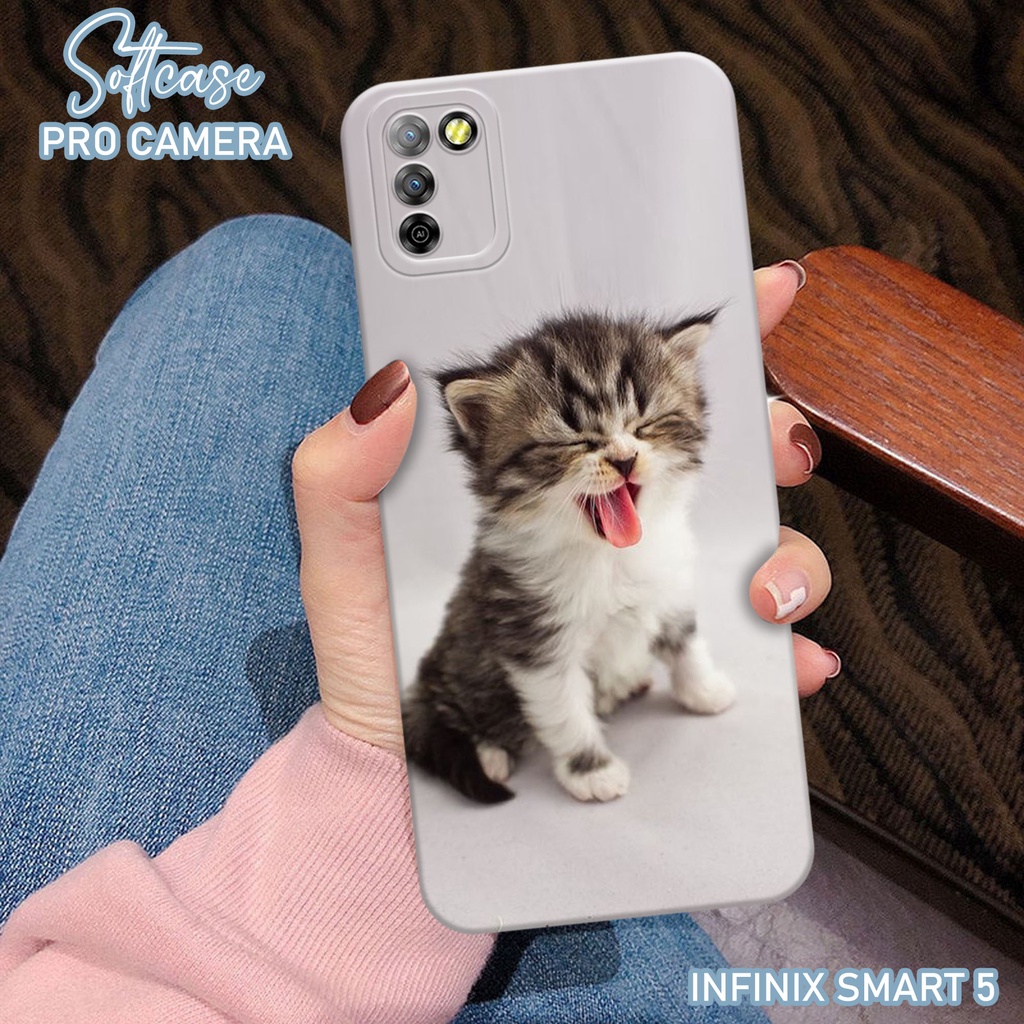 Softcase Pro Kamera Infinix Smart 5 Terbaru Pelindung Kamera Motif Case Karakter Case Murah Silikon 