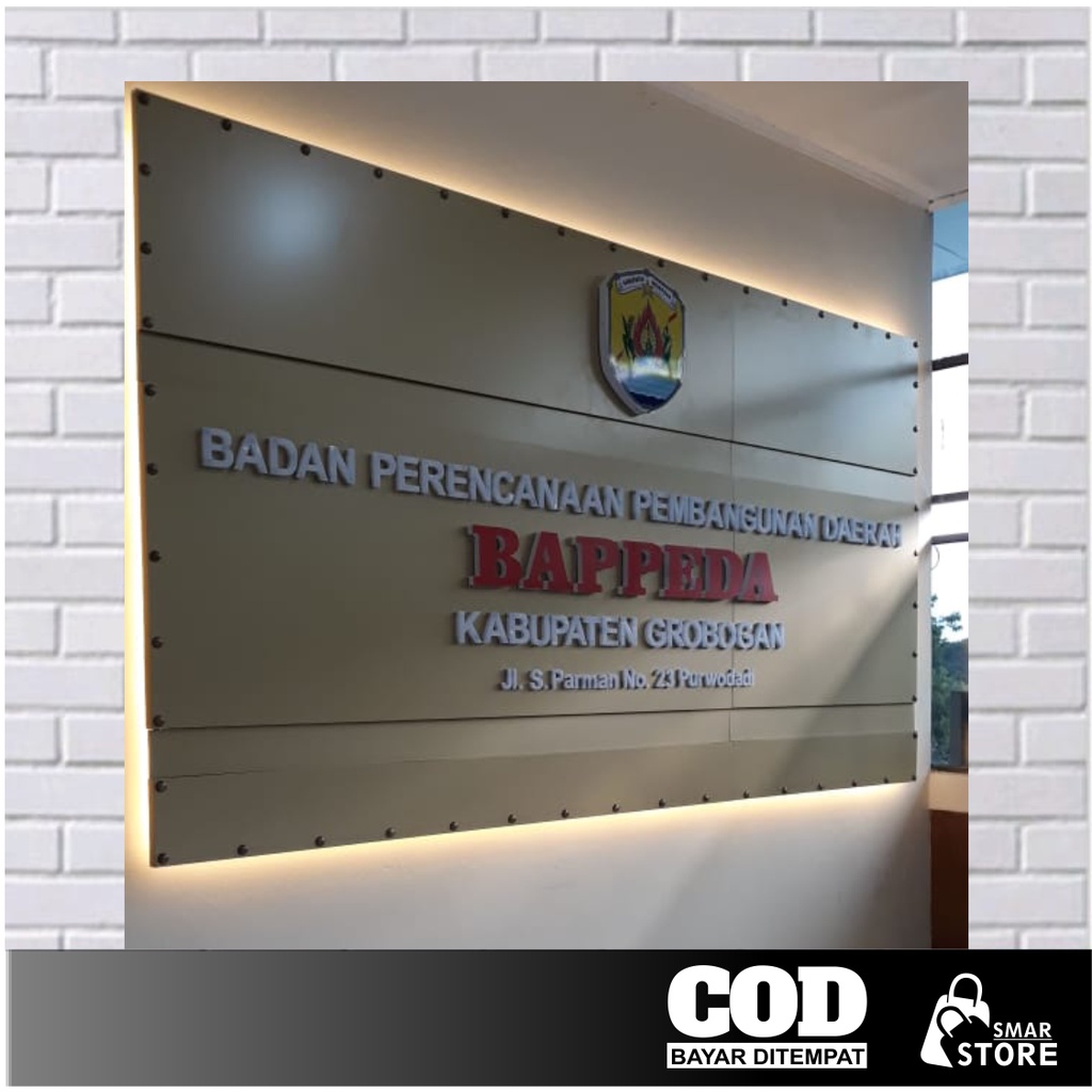 Huruf Timbul Akrilik Harga Satuan Perhuruf - Dekorasi dinding/Hiasan Dinding Murah