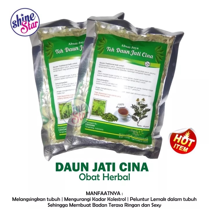 SHINE STAR - BISA COD - Teh Daun Jati Cina / Teh Pelangsing Peluntur Lemak Ampuh / Teh Hijau / Teh Herbal