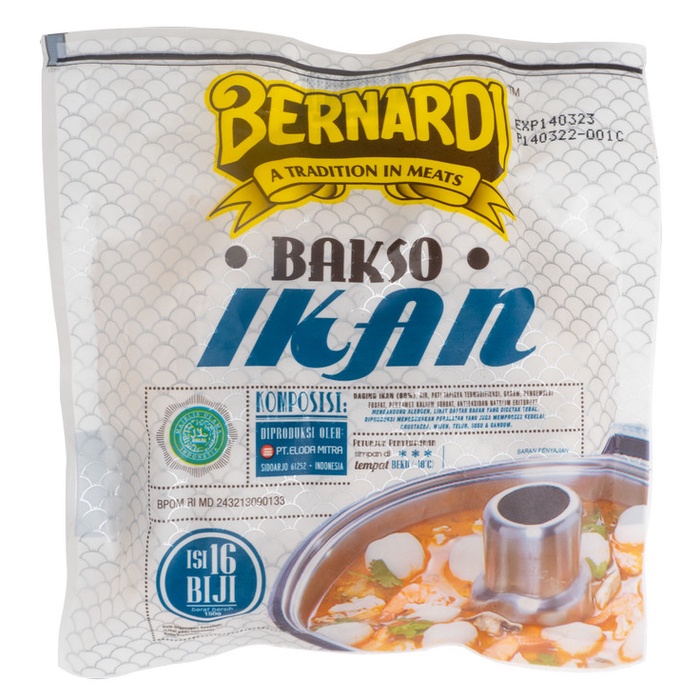 

[READY STOCK] Bernardi Bakso Ikan 16 bj