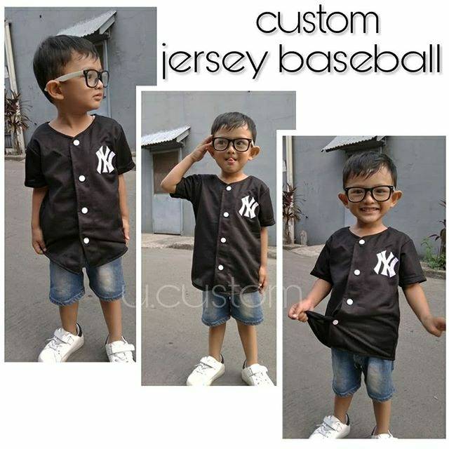 Baju baseball anak | baju baseball custom | baju custom