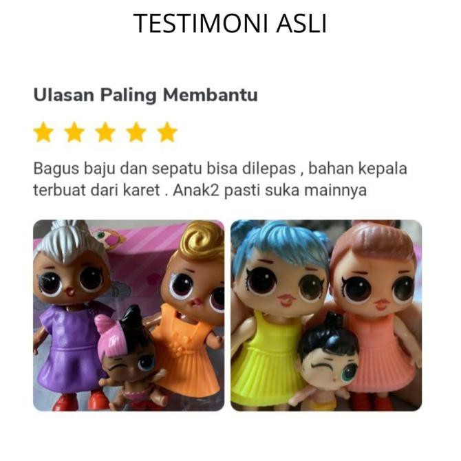 READY STOCK Mainan Boneka LOL surprise/Mainan lol murah/Boneka hiasan kue ultah