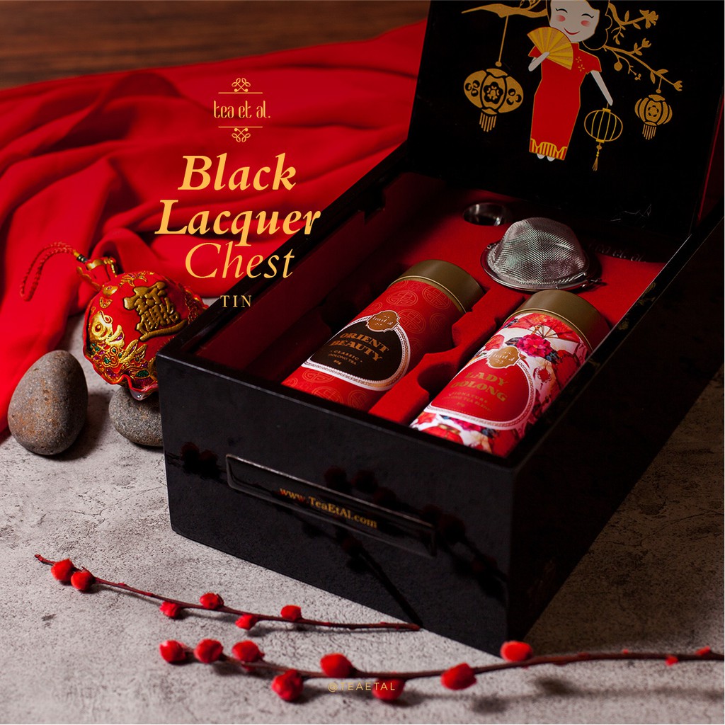 

Black Lacquer Chest - Tin