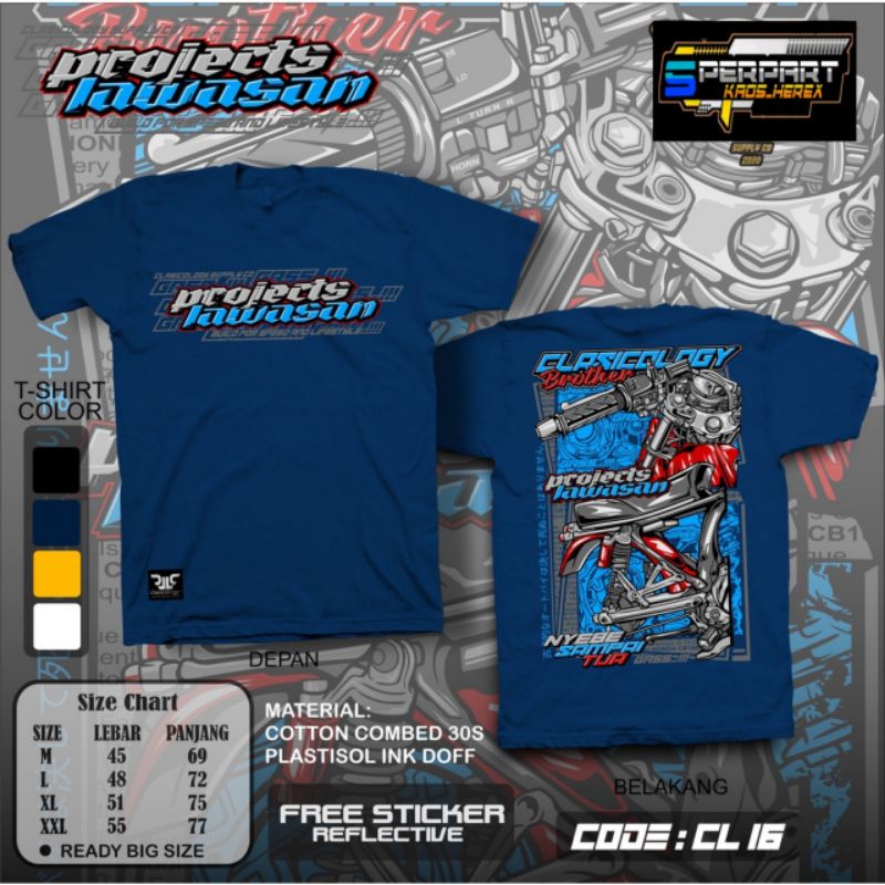[COD] KAOS HONDA CB PROJECTS CB NEW ORIGINAL