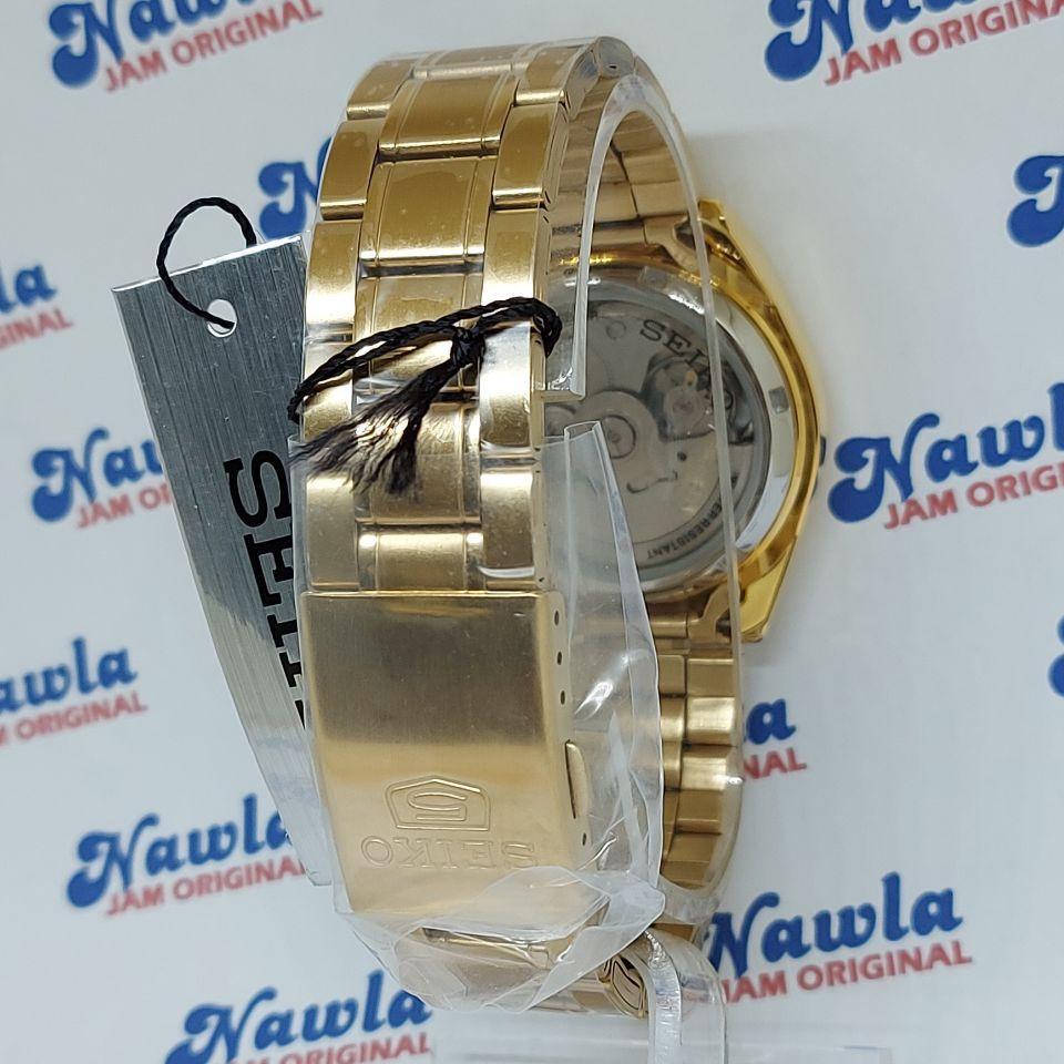 Seiko 5 SNKL48K1 Automatic Full Gold Coating | Jam Pria SNKL48