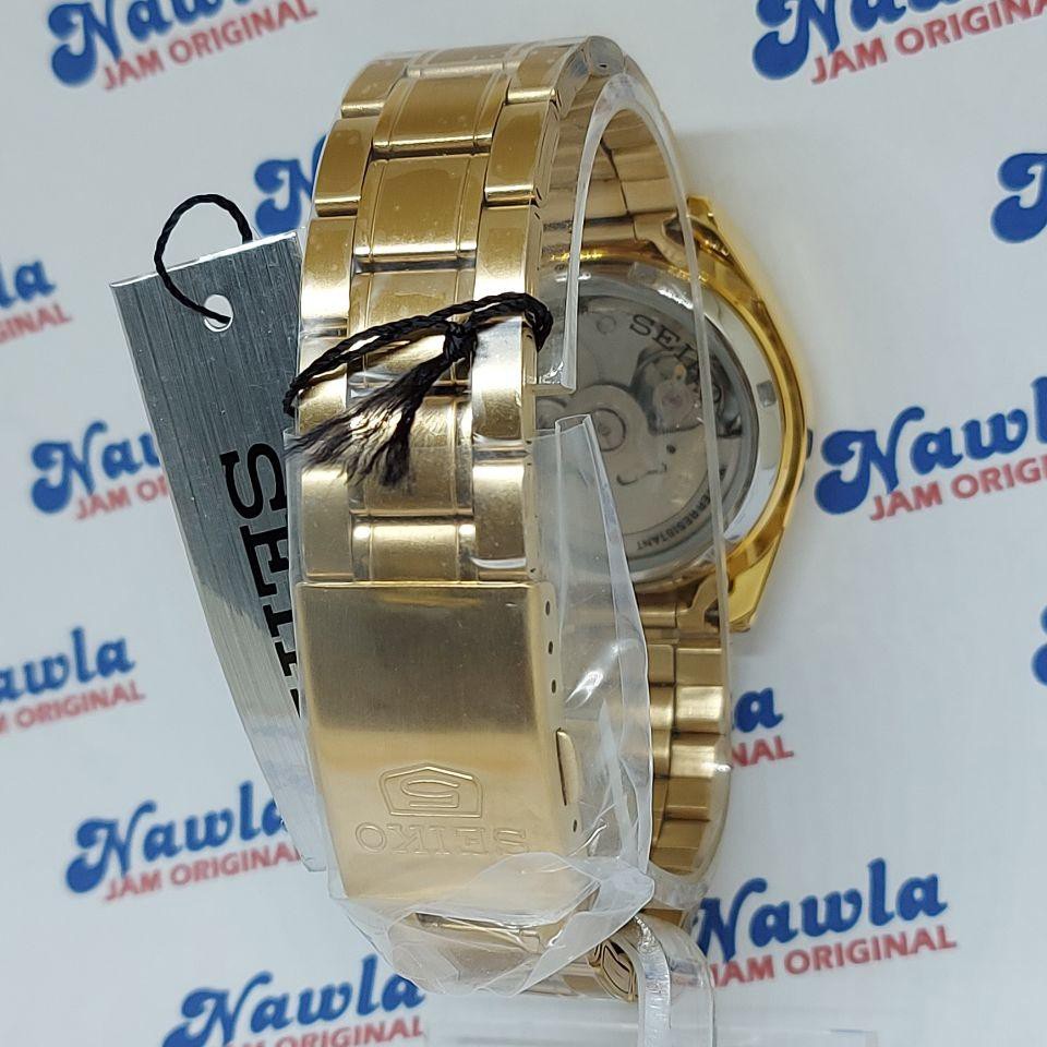 Seiko 5 SNKL48K1 Automatic Full Gold Coating | Jam Pria SNKL48