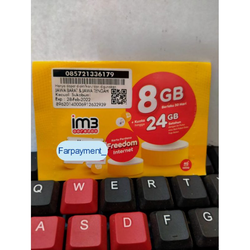 PERDANA INDOSAT IM3 8GB