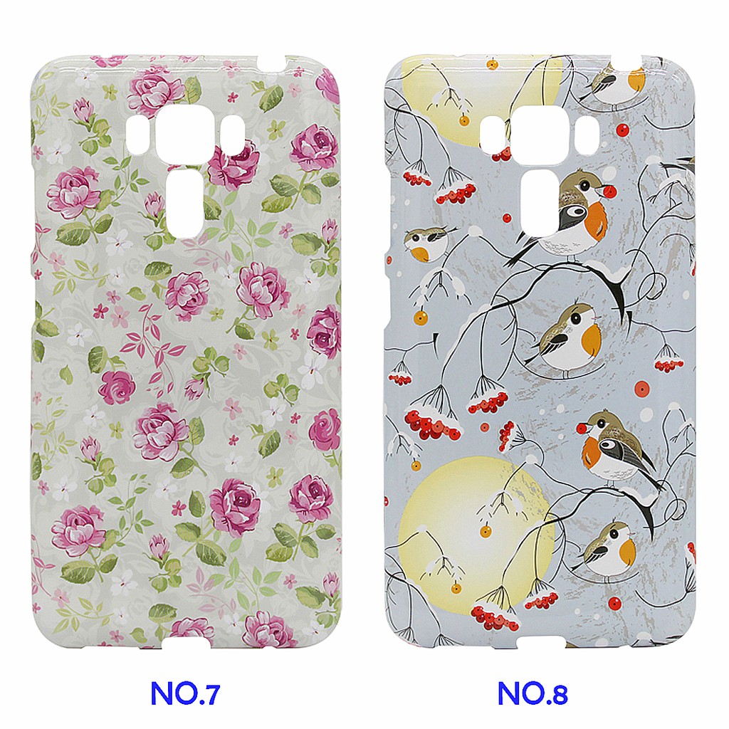 Soft Case Fancy ASUS Zenfone 3 Laser 5,5 ZC551KL Aru Original Motif Bunga