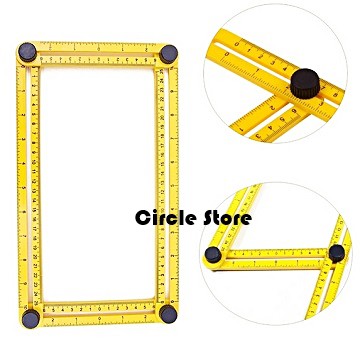 

Alat Ukur Garis / Penggaris Mekanik 4 Sisi / Angle-izer Ruler 4 Sided