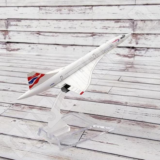 British Airways Concorde - Diecast Miniatur Pesawat Terbang