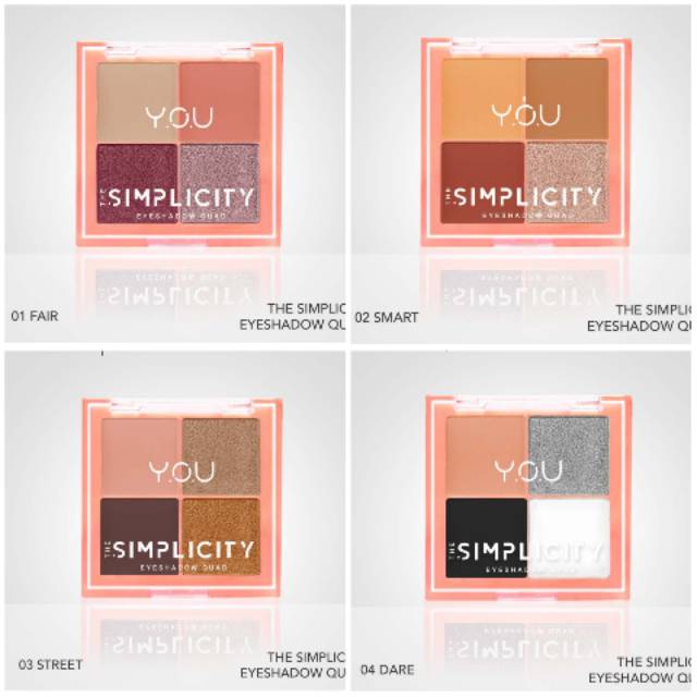 Y.O.U Simplicity Eyeshadow Quad