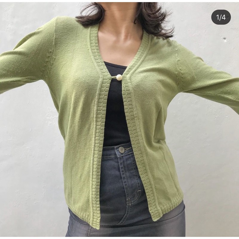 

Asparagus Cardigan