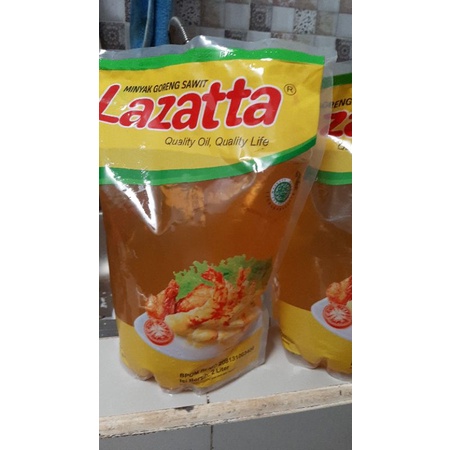 minyak goreng Lazatta 2Liter