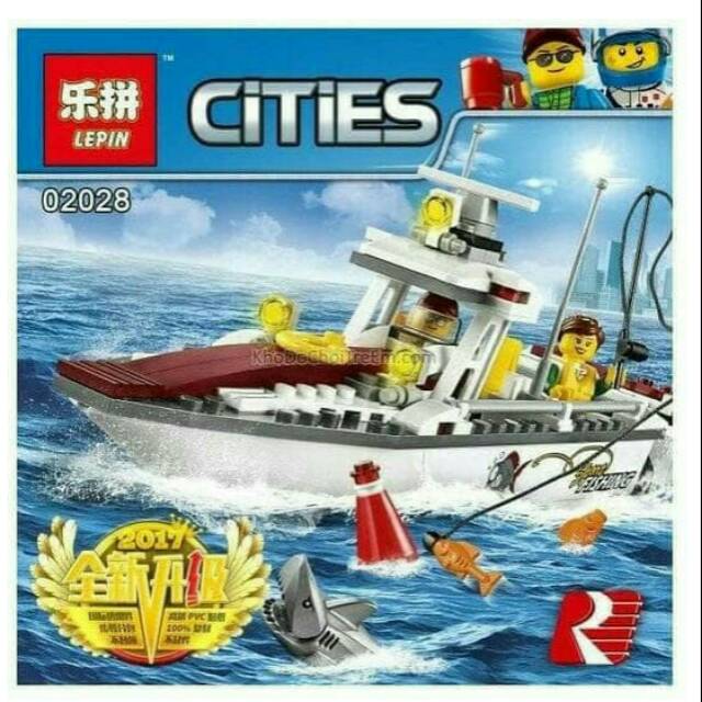 lego boat fishing