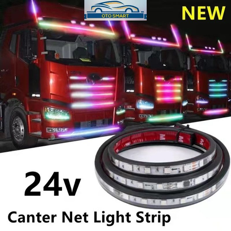 Lampu LED Strip Variasi Kaca Running Canter Net Light Strip 24 Volt Untuk Truck Bus 1.5M  2M 2.5M