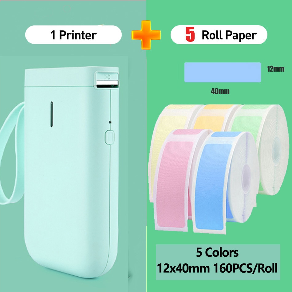 

Niimbot D11 Mini Portable Handheld Thermal Label Printer Bluetooth Sticker Price Tag Machine for Mob