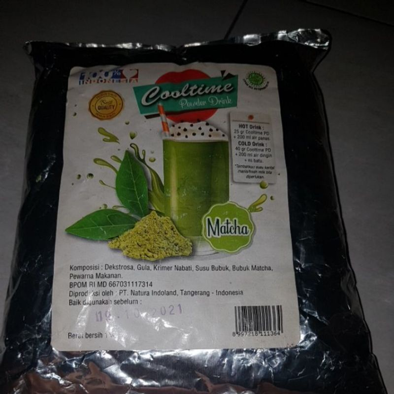 

Cooltime Powder Drink Matcha Premium 1kg