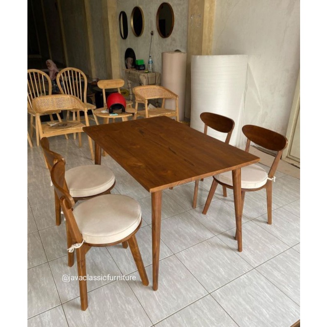 1 SET KURSI MAKAN ROPAN JOK,KURSI CAFE ROPAN JOK-1