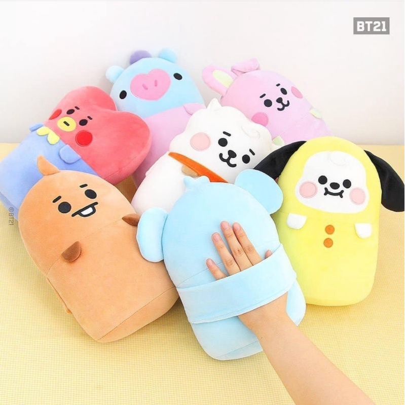 OFFICIAL KOREA BT21 BABY SNOOZE CUSHION PILLOW BANTAL BONEKA DOLL