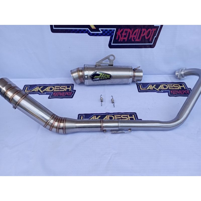 KNALPOT JRM ALL SPORT (INLET 50) FU SONIC VIXION TIGER BYSON CBR MEGAPRO GL DLL