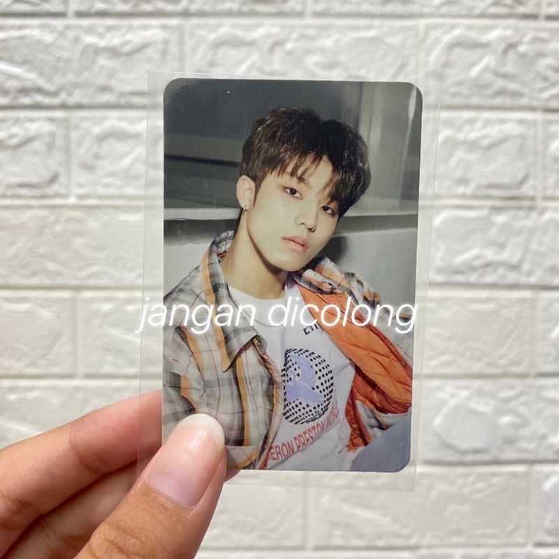 PHOTOCARD PC JEONGWOO CONCEPT BLACK CHAPTER 3 CH 3