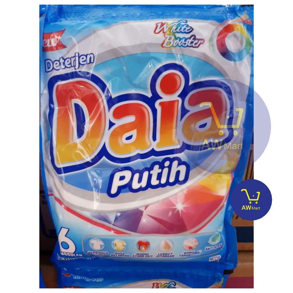 Deterjen Bubuk Daia SACHET 53gr PER PCS (Dari Pabrik Langsung) - RENTENGAN lebih murah!