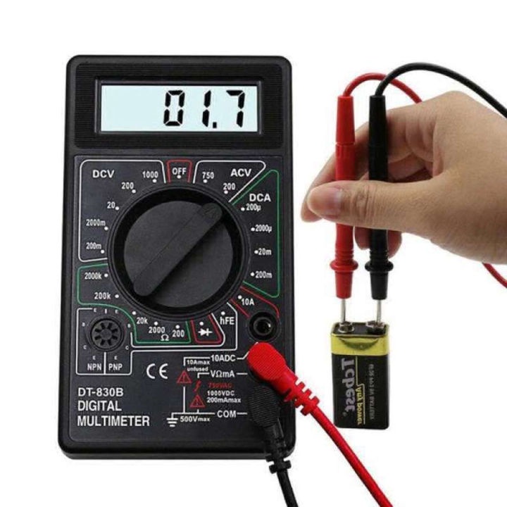 Digital Multitester Avometer DT-830B DT830B Mini Digital Multimeter - Multi Tester Avo meter Digital