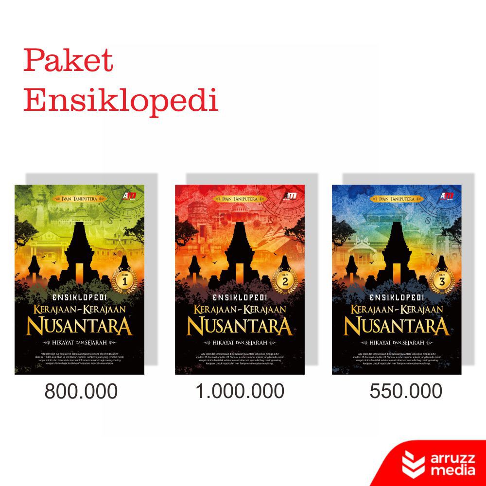

Buku Paket Ensiklopedi Kerajaan Indonesia (Free T-Shirt & Blocknote)