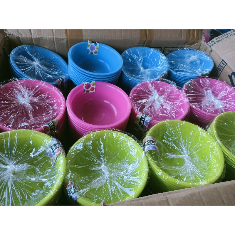 mangkok plastik murah / mangkok soup  warna cerah  bowl sunlife 803