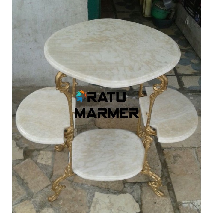 Meja Sayap Onix Cat Besi Warna Emas Tulungagung terlaris