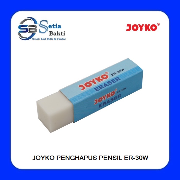 

JOYKO Penghapus Pensil Putih Sedang ER 30W - 1 Pcs