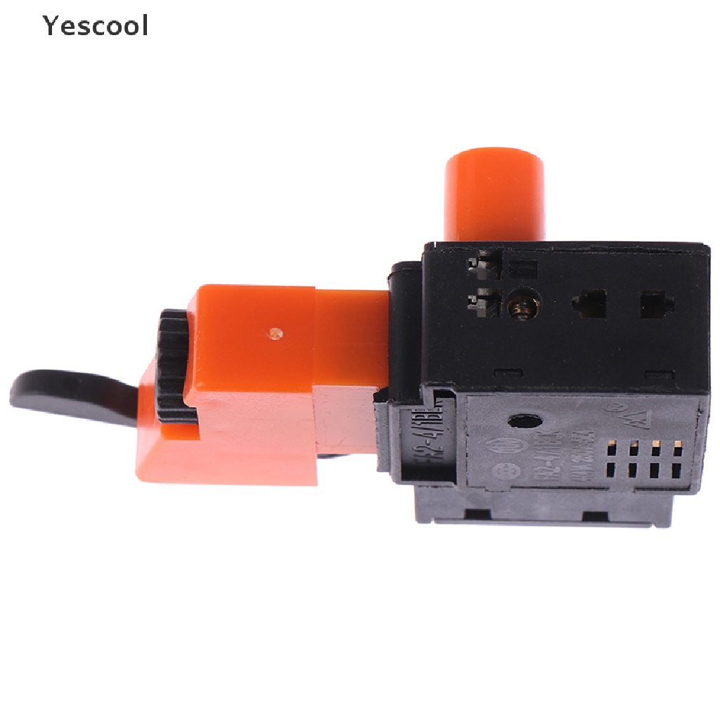 Yescool Saklar Kecepatan Adjustable AC 250V / 4A FA2-4 / 1BEK Bahan Plastik Metal Untuk Bor Elektrik