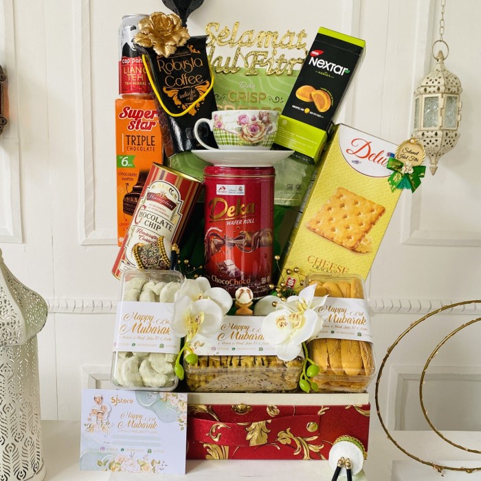 

Paket box hampers lebaran parcel idul fitri ramadhan kue kering 151