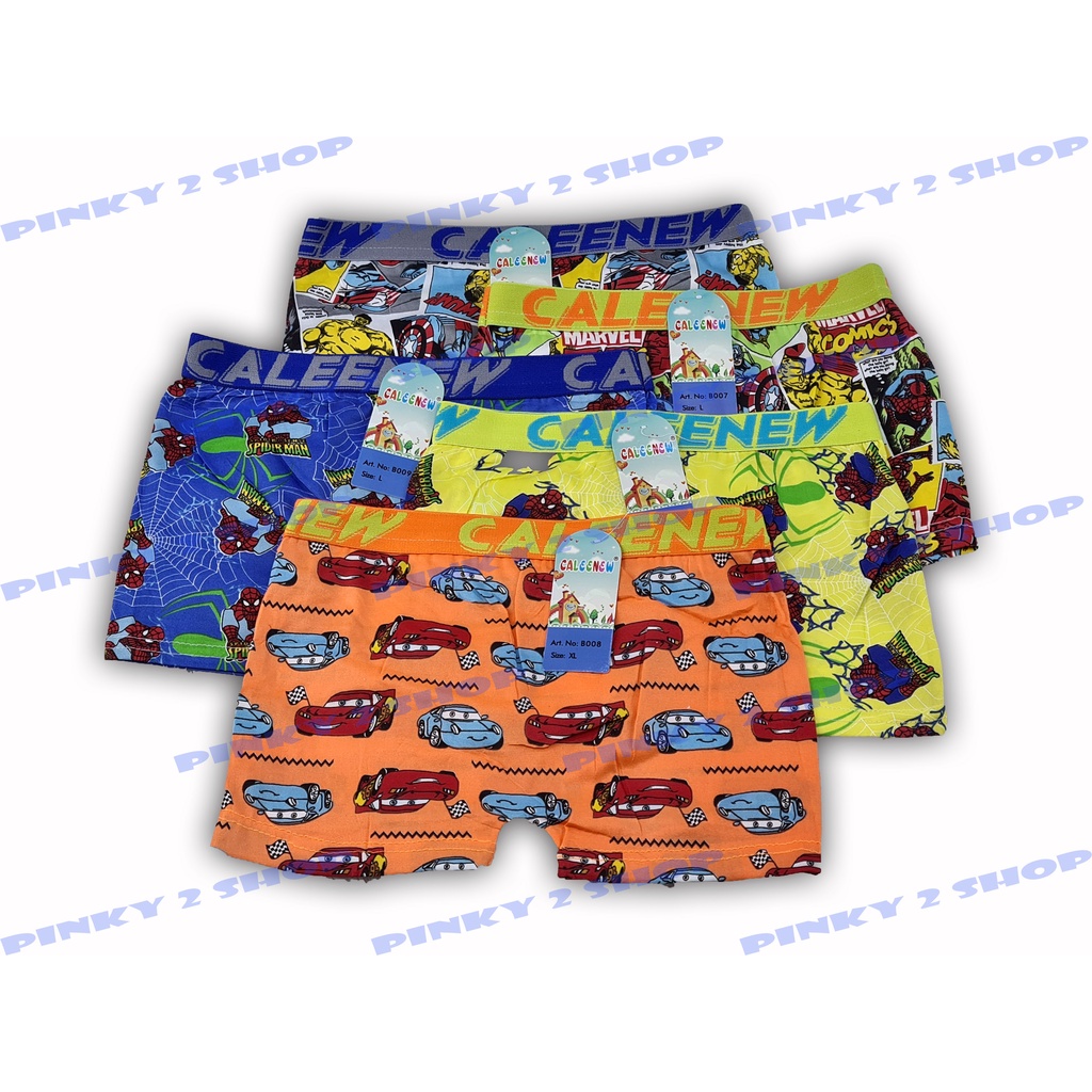 CELANA DALAM BOXER ANAK LAKI-LAKI MURAH MERIAH UKURAN M,L,XL