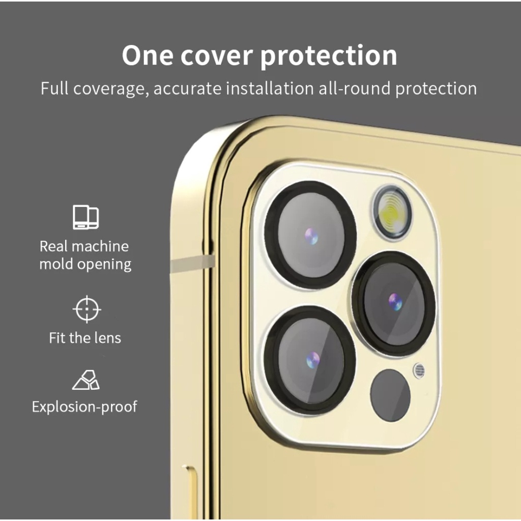 Flash Tidak TerTutup FULL COVER Anti Gores CAMERA iPhone 11 11 PRO 11 PROMAX 12 12PRO 12PROMAX 13 13PRO 13PROMAX 13MINI 12MINI Tempered Glass LENS KAMERA/Temperd KACA FUL FRAME/Tempred KACA Lensa/Pelindung/Antigores Anti Scratch-Anti DROP/Baret/Lecet Max