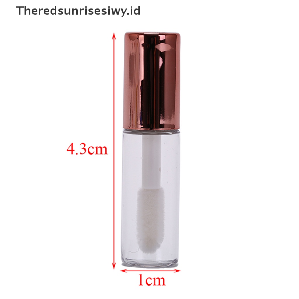 (Theredsunrisesiwy.Id) 10pcs 1.2ml Tabung Lip Gloss Kosong Lip Balm Botol Wadah