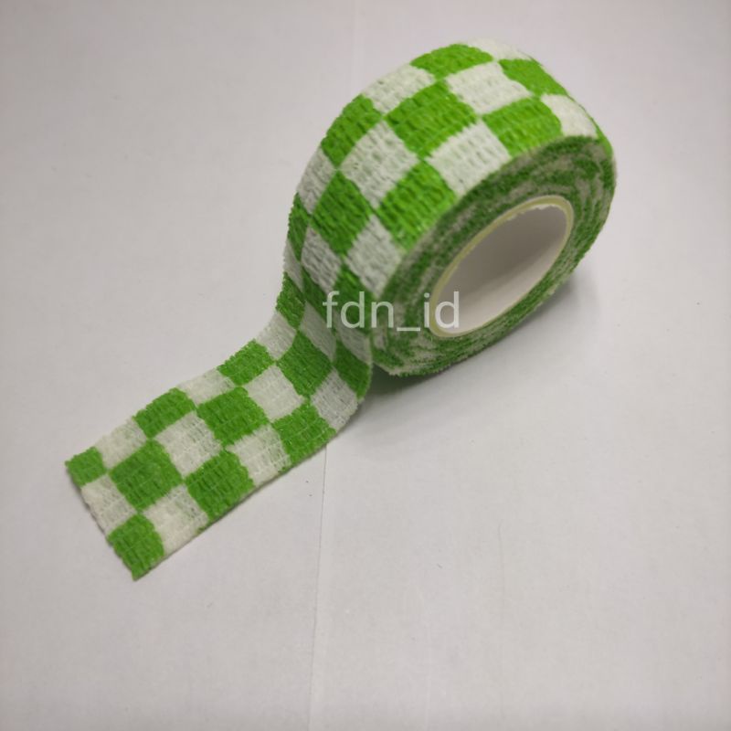 motif perban elastis /perban kohesive/ cohesive bandage size 2,5cm x 4,5m