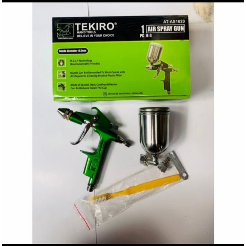 TEKIRO SPRAY GUN K3 SEMPROTAN CAT K3 KOMPRESOR TABUNG ATAS AIR BRUSH