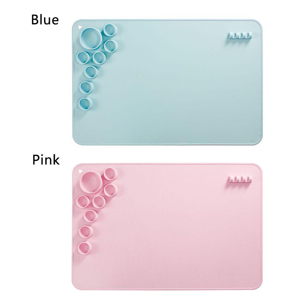 Alas Lukisan Silikon Nanas Tahan Lama Watercoloring Stamping Non-Stick Craft Mat Untuk Melukis