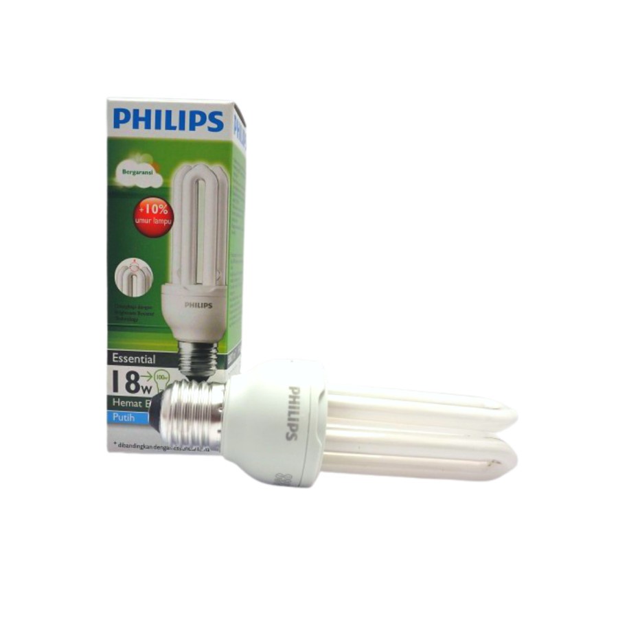 LAMPU PHILIPS ESSENTIAL 18 WATT LAMPU HEMAT ENERGI 18 WATT