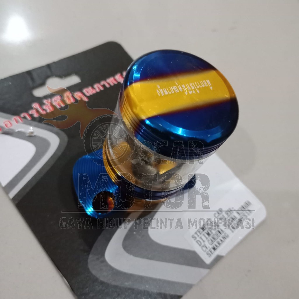 TUTUP MINYAK REM STEMPEL TRANSPARAN TWO TONE HONDA 2TONE VARIASI MOTOR VARIO BEAT SCOOPY SUPRA REVO motor