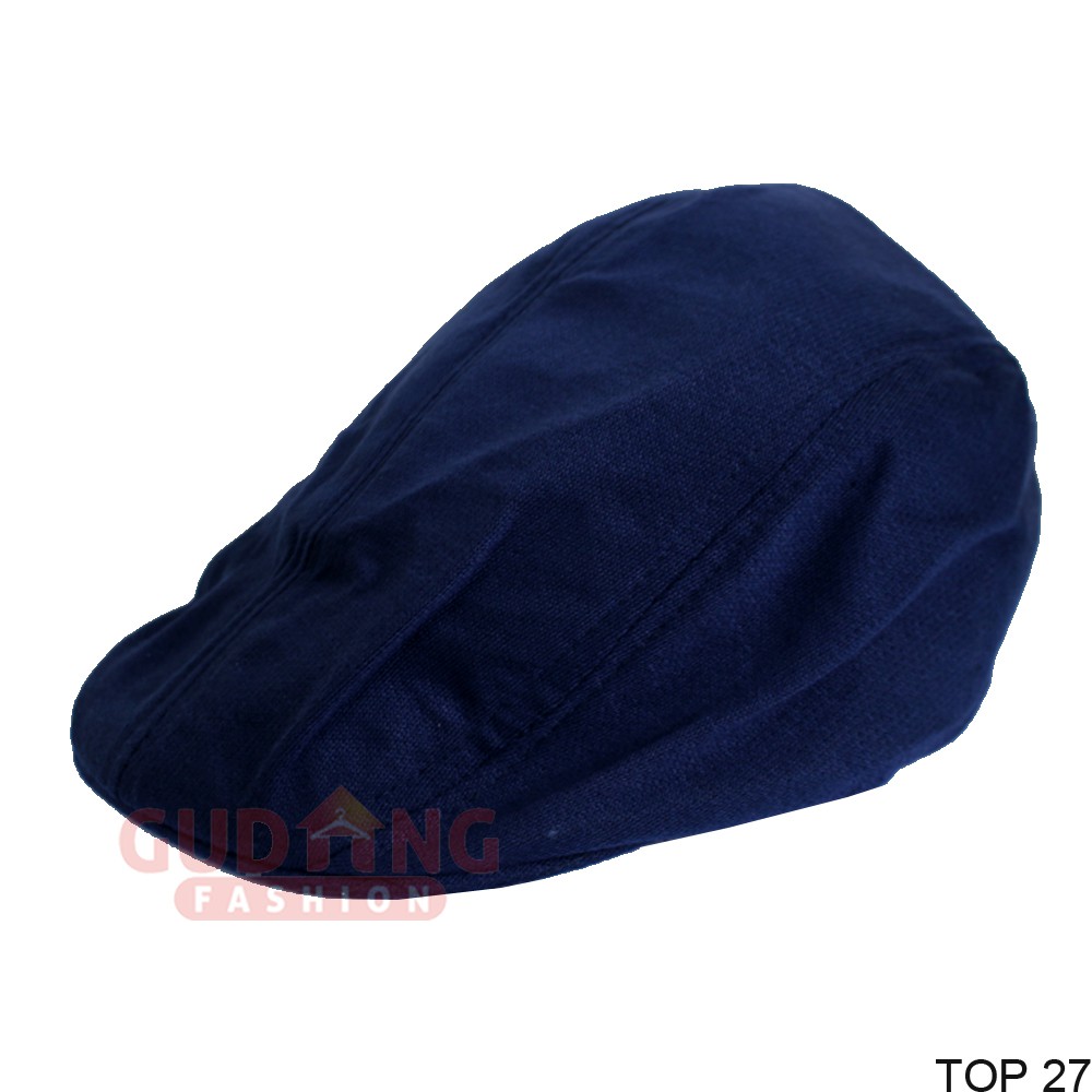 GIOFLO Topi Copet Patino Flat Hat / Topi Pet Sutradara (Banyak Pilihan Warna)