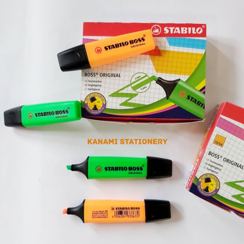 

Stabilo Boss Original Highlighter.