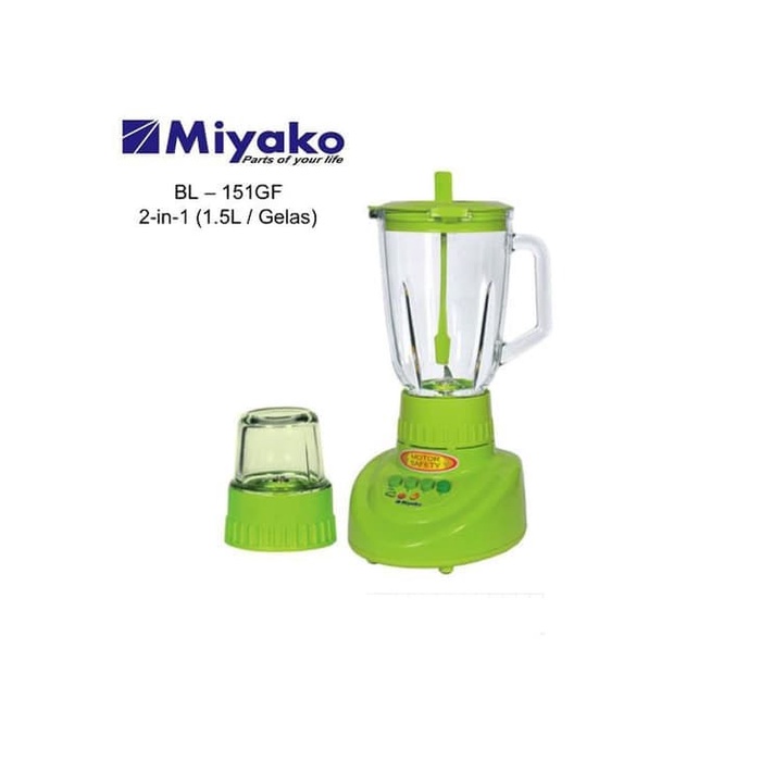 MIYAKO BLENDER 2 IN 1 KACA BL-151GF