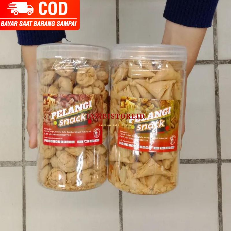 

(JAMBISTOREID) JAMBI LANGSUNG KIRIM Aneka Snack Part 1 Asin Kacang Tepung Koro Pilus Australia Basreng Pang-Pang Emping Kue Sus Coklat Ori Sumpia Pastel Pangsit Ayam Udang Samosa Asin Manis Jajanan Kacang Arab Atom Pedas 500gram Toples Oleh-Oleh Jambi