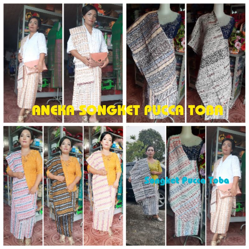 Songket Pucca klasik tenunan Batak Pesta Toba Ragam